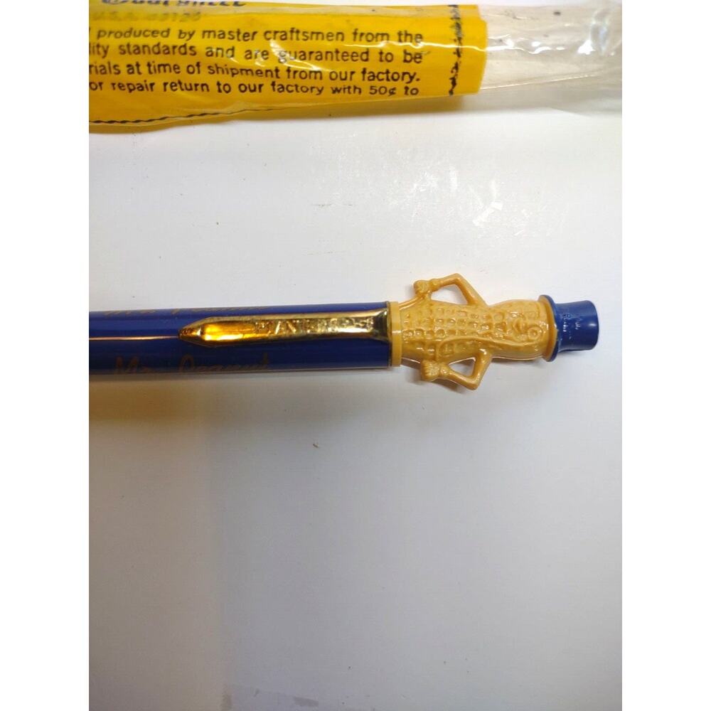 Mr Peanut Vintage Mechanical Pencil 1950s Planters Peanuts Pop Culture + Wrapper